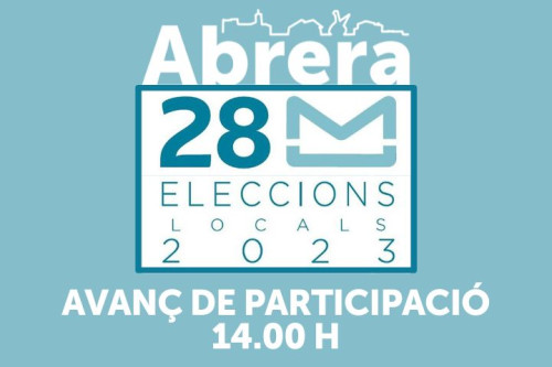 ABRERA - ELECCIONS LOCALS 2023 - AVANÇ PARTICIPACIÓ 14H
