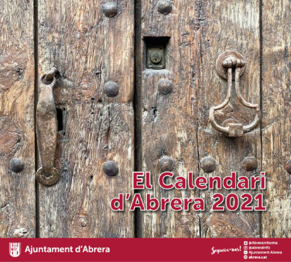 Dediquem el nostre calendari de 2021 als picaportes antics que podeu descobrir passejant pels carrers amb història d'Abrera!