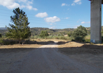 Treballem en l'adequació del camí dels Horts de Can Morral del Riu i de l’estació de bombament de l’ACA a Sant Hilari