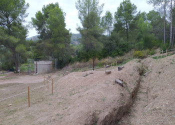 Jaciment de les trinxeres de la guerra civil al bosc de Sant Miquel d'Abrera