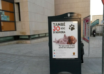 Panell minideixalleria de la plaça del Rebato