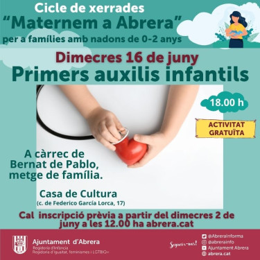 Cicle de xerrades 'Maternem a Abrera' per a famílies amb nadons de 0-2 anys