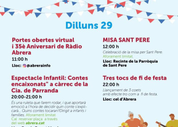 Aquest Sant Pere, Festa a Abrera!