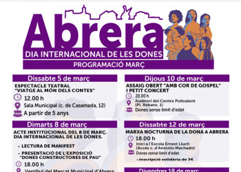 8M Abrera - Consulteu les activitats programades