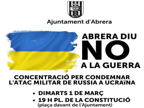 Abrera diu NO a la guerra!