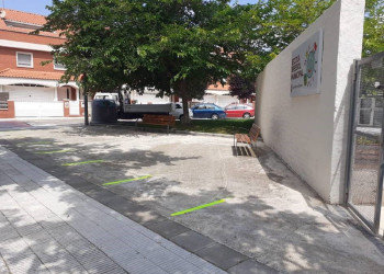 Reobertura de l'Escola Bressol Municipal. Senyalització horitzontal de seguretat