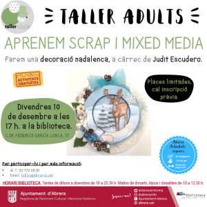 Activitats Biblioteca Josep Roca i Bros Desembre 2021 - Taller Nadal adults.png