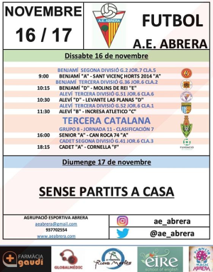 AE ABRERA - Calendari partits fora a casa cap de setmana 16 i 17 de novembre de 2019.png