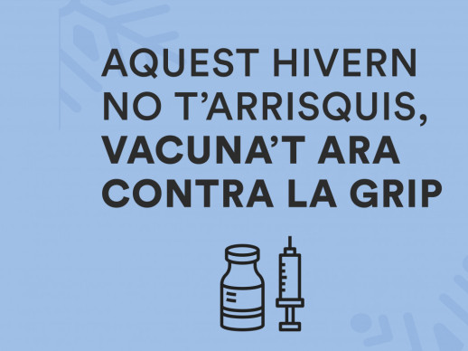 Aquest hivern no t'arrisquis, vacuna't ara contra la grip 2