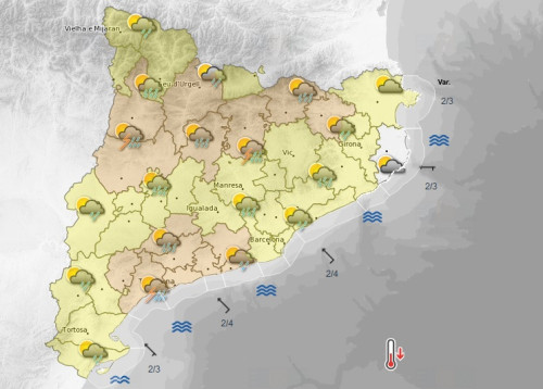 Avís per intensitat de pluja per dijous 25-05-23