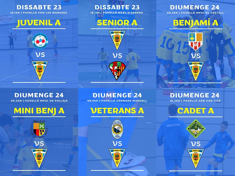 Calendari partits CE Futsal Abrera cap de setmana 23 i 24 d'abril.jpg