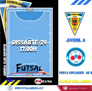 Calendari Partits Club Esportiu Futsal Abrera dissabte 29 de gener de 2022 - Juvenil.jpeg