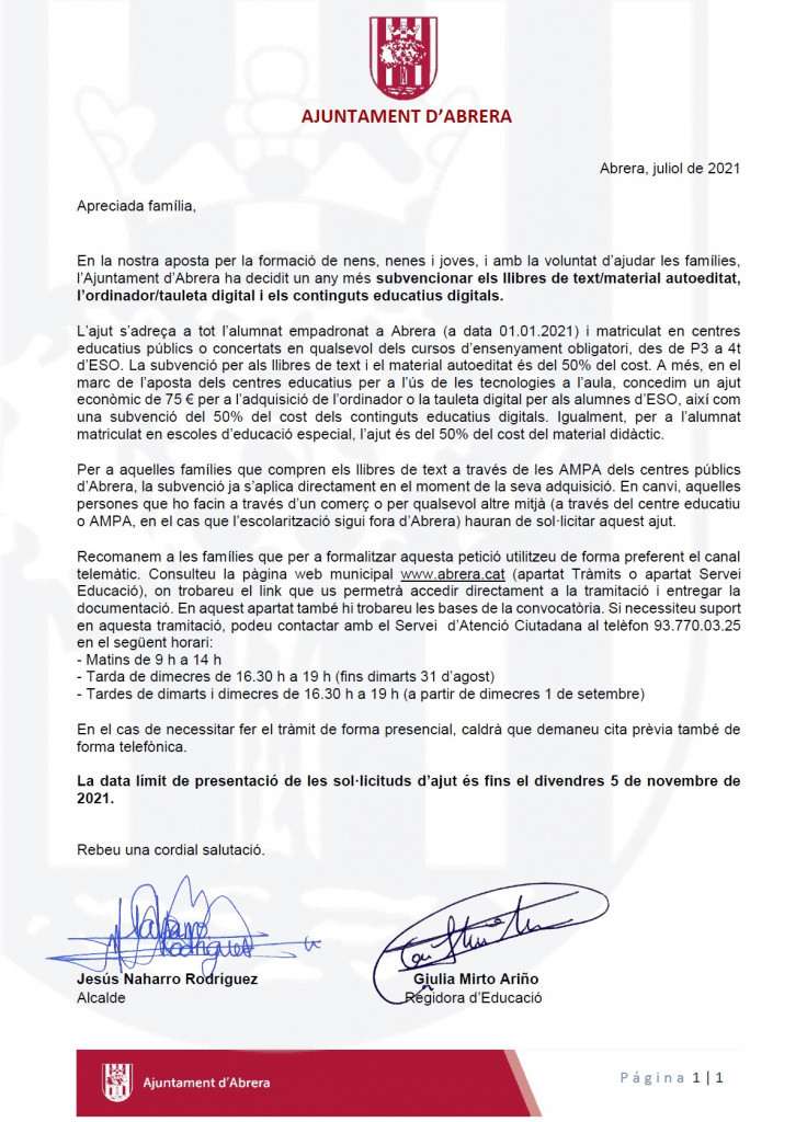 Carta informativa adreçada a les famílies abrerenques sobre els ajuts per a l'adquisició dels llibres de text del curs 2021-2022.jpg