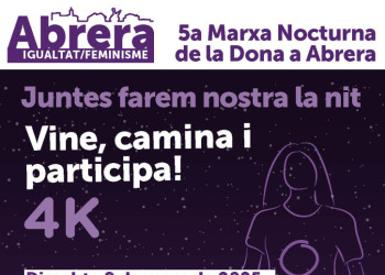 CARTELL 5a Marxa nocturna dona abrera 2025