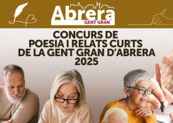 CARTELL CONCURS POESIA I RELATS CURTS GENT GRAN D'ABRERA 2025