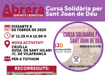 Cursa solidària per l'Hospital Sant Joan de Déu