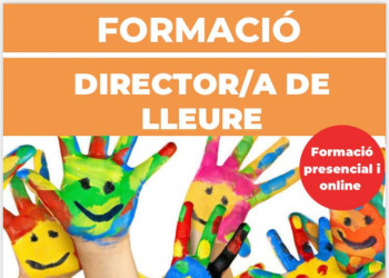 Cartell Curs director-a de lleure - Inici dimecres 27d'abril de 2022