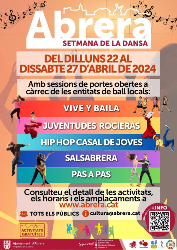 Celebrem el Dia de la Dansa amb jornades de portes obertes de les entitats locals d'Abrera