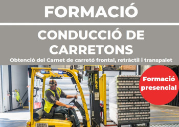 Cartell formació Conducció de carretons - Inici 28 de febrer de 2022