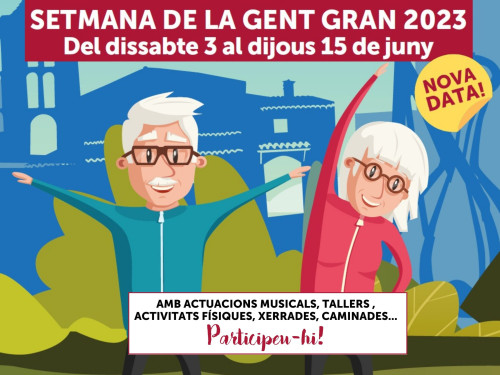 La Setmana de la Gent Gran d'Abrera tornarà a comptar enguany amb diferents activitats programades!