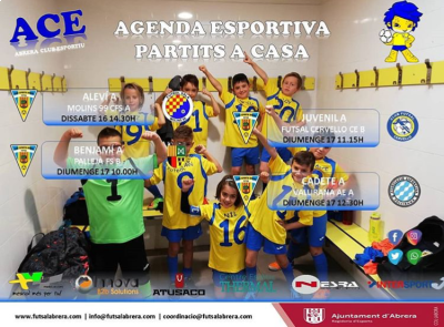 CE FUTSAL ABRERA - Calendari partits a casa cap de setmana 16 i 17 de novembre de 2019.png