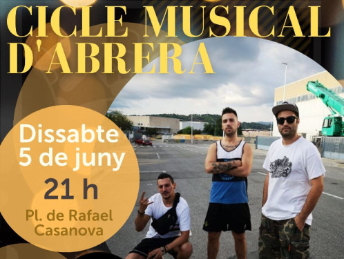 Obrim inscripcions pel darrer concert del Cicle Musical d'Abrera, amb el grup FMP Crew, el dissabte 5 de juny!