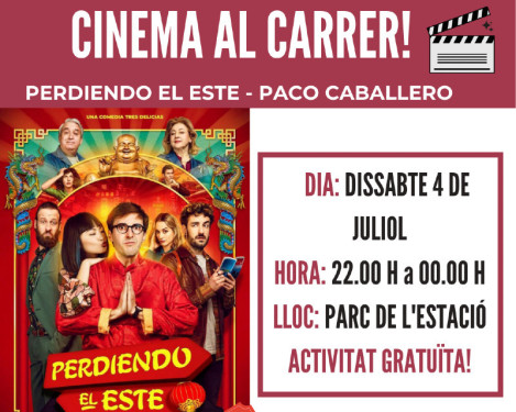 Cinema al carrer! Perdiendo el este