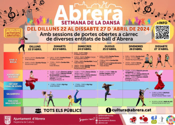 Celebrem el Dia de la Dansa amb jornades de portes obertes de les entitats locals d'Abrera