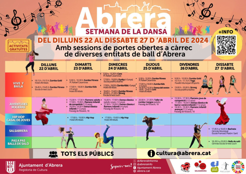 Celebrem el Dia de la Dansa amb jornades de portes obertes de les entitats locals d'Abrera