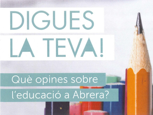 Digues la teva projecte educatiu Abrera