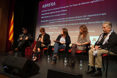 Aquest dissabte 19 de novembre hem organitzat a la Sala Municipal el primer l'Acte de reparació jurídica de les víctimes del franquisme a Abrera