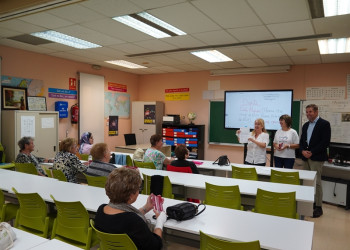 Visitem l'Aula d'Adults Municipal per desitjar a tothom un bon curs escolar 2024-2025