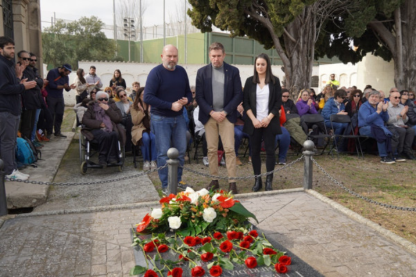 Treballem per la memòria històrica i democràtica! Homenatge als assassinats pel franquisme a Abrera i Olesa de Montserrat