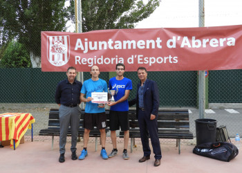 Lliurem els premis del XXXII Campionat de Frontó per parelles d'Abrera