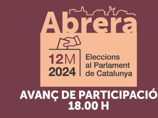 ELECCIONS PARLAMENT DE CATALUNYA 2024 - PARTICIPACIÓ 18H