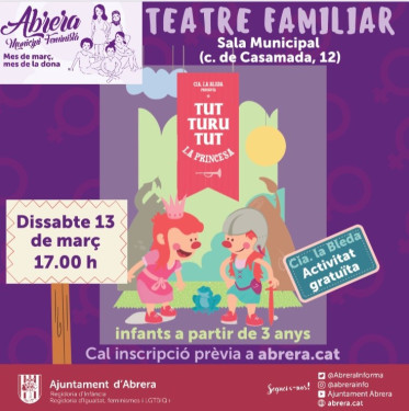 Commemorem el dia de la Dona amb una proposta de teatre familiar