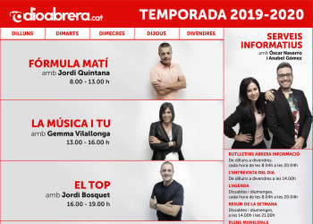 Graella Ràdio Abrera 2019-2020