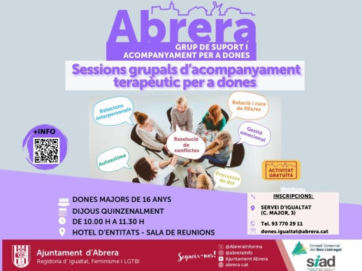 A Abrera ampliem i millorem els serveis d'atenció a les dones, com el nou espai d’atenció terapèutica