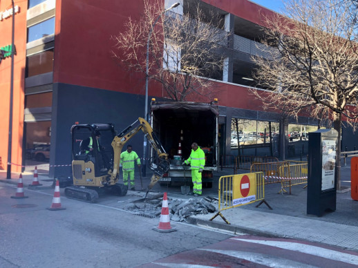 Millorem Abrera! Iniciem obres de millora de la seguretat per a vianants i vehicles en el carrer de Martorell del nucli urbà