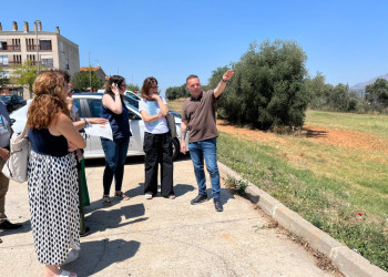 Ens reunim amb personal tècnic d'infraestructures de CatSalut i visitem els terrenys de Can Morral que acolliran el nou Centre d'Atenció Primària d'Abrera