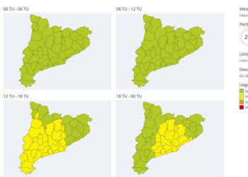 Consells de prevenció davant la previsió de pluges intenses que podrien afectar Abrera aquesta tarda i nit de dimecres 15 d'octubre