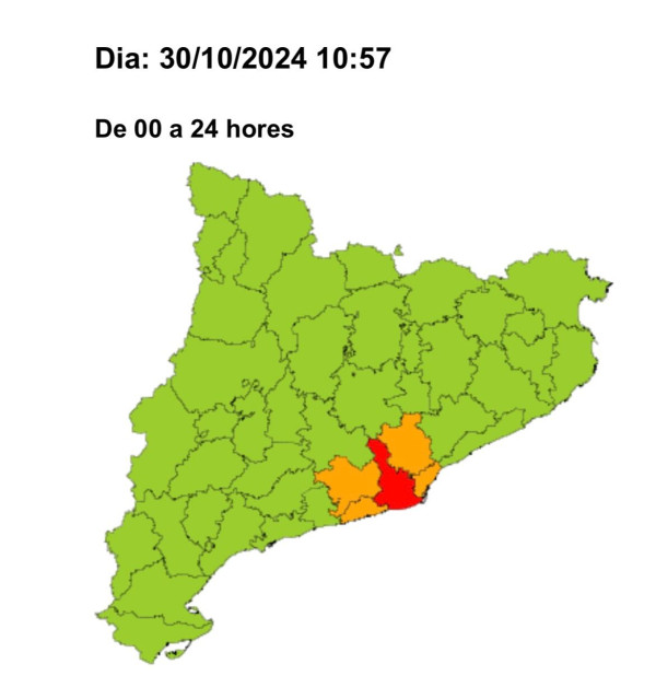 Avís temps violent 30.10.24