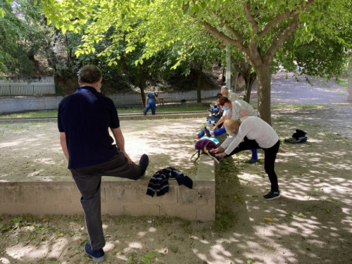 Reprenem les classes de gimnàstica suau als barris de Santa Maria de Vilalba i Can Vilalba amb totes les mesures de seguretat per la prevenció de la Covid-19