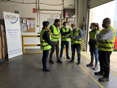 Abrera és solidària! Visita a l'empresa ROR Operador Logístico