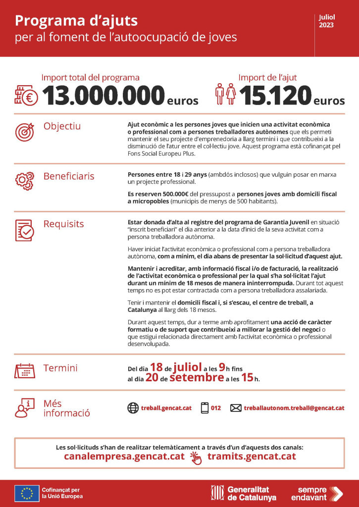 Infografia convotatòria de l'ajut d'autocupacio per a joves - Juliol 2023.jpg