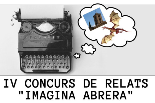 Cartell del IV Concurs de Relats "Imagina Abrera"