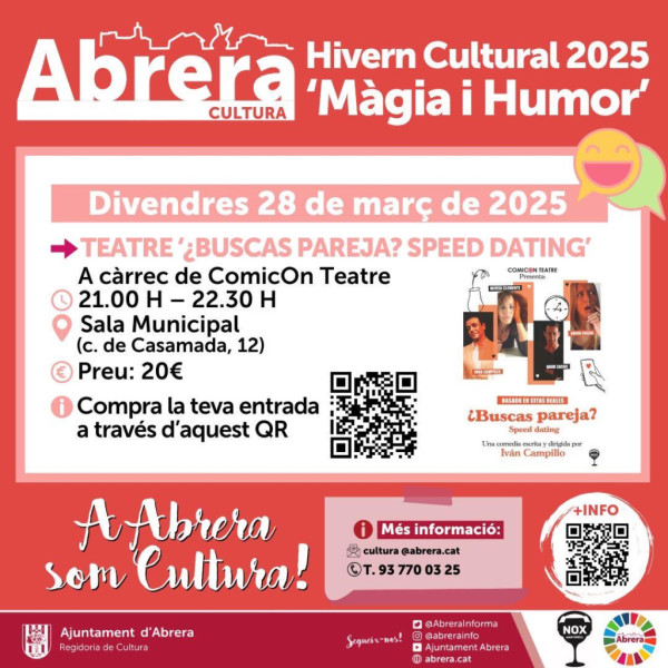 Hivern Cultural 2025. ¿Buscas pareja? Speed dating