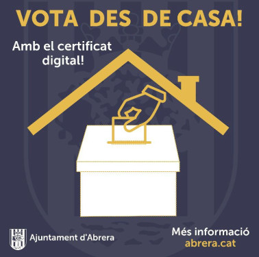 ELECCIONS 14F. Tens un certificat digital? Vota des de casa!