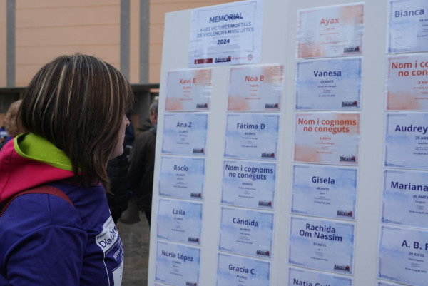 presentar el Memorial per les víctimes mortals de les violències masclistes de 2024. Presentació del Memorial de Víctimes de 2024