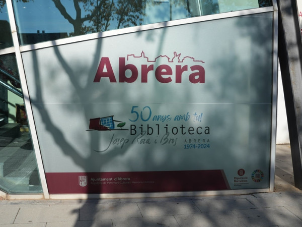 Gaudim amb la celebració del 50è aniversari de la Biblioteca Josep Roca i Bros d'Abrera, amb una matinal plena d'activitats!